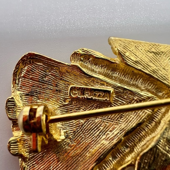 Vintage Angel Brooch and Pendant, Patriotic Signed L. Razza USA Angel - Picture 3 of 3